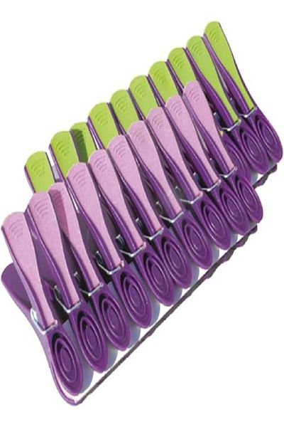 YORK 10-Piece Cloth Peg Set – Strong Grip & Weather-Resistant Design