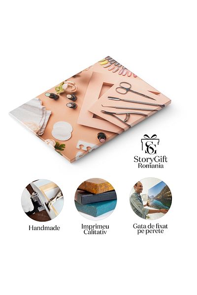 StoryGift Romania Tablou Canvas - Frumusete Pana La Varfurile Degetelor - Echipament Profesional