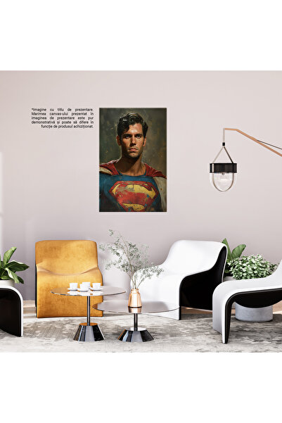 StoryGift Romania Tablou Canvas: Tristețea Lui Superman Greutăți Apăsătoare Pe Umerii Puternici Ai Eroului Iubit