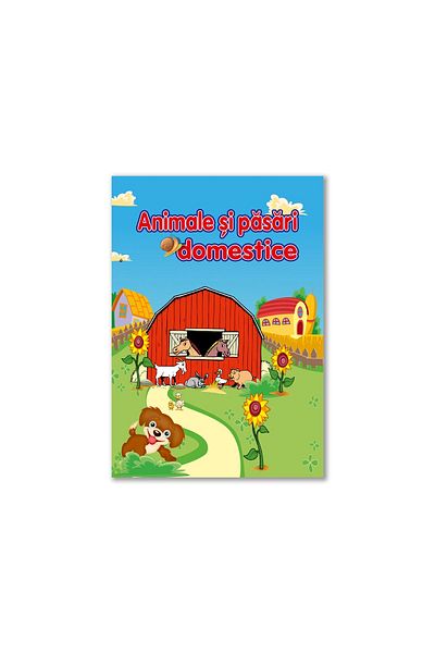Arhi Design Coloring book - Domestic animals and birds, 3 PCS/SET