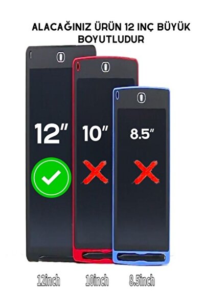 MetaForce Drawing Tablet 12Inch Educational Kids Tablet Graphics Tablet Digital Pen Display Writing Board