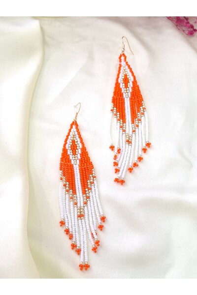 İPAR AKSESUAR Needlework Handmade - Sand Bead Earrings