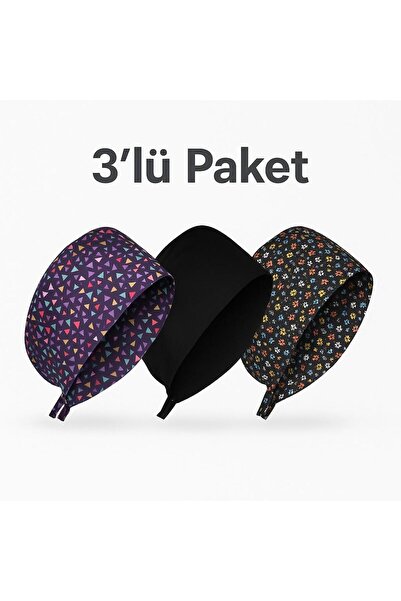 GTB BUTİK 3'ü BİR ARADA Doktor Hemşire Aşçı Cerrahi Bone Hastane Anne Bone Iş Bandanası Tesettür Bonesi GTB