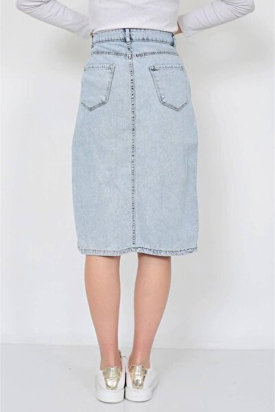 Butik FUSTA BLUG CUT ASIMMETRIC