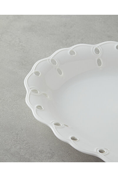 English Home Elodie Porcelain Boat Plate 35 cm White