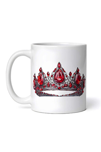 OEM Cană albă personalizată, Ruby Crowned July, INOVATIX®. 330ml