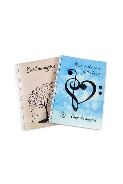 Arhi Design ALLEGRETTO music notebook 96 sheets Diamond Line, 70g/sqm paper, 2 PCS/SET