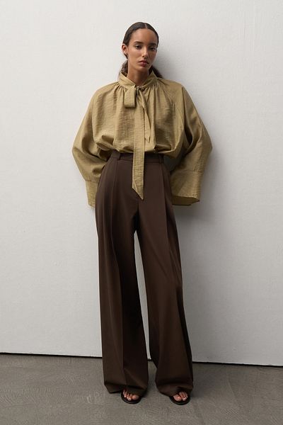 mathilda store Bitter Brown Limited Edition Wide Leg Palazzo Trousers