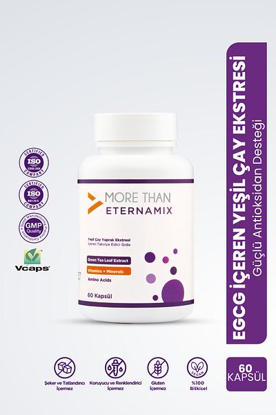 MORE THAN Eternamix Green Tea Extract 60 Capsules
