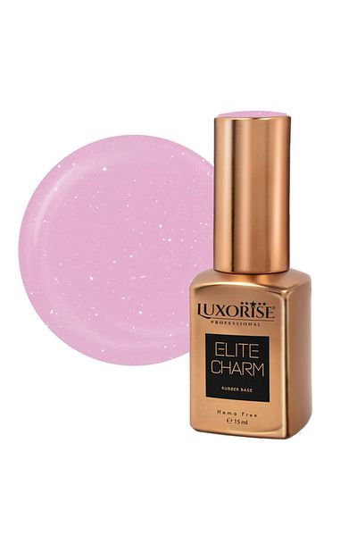 LUXORISE Bază de cauciuc Elite Charm - Petal Bliss 15ml