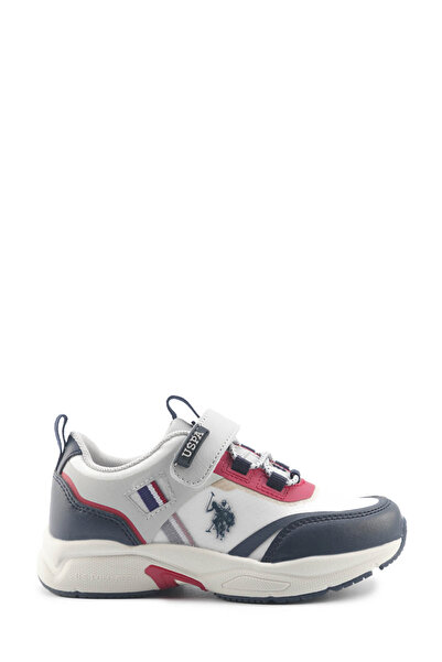 U.S. Polo Assn. Suse 5Fx White Boy's Sports Shoes