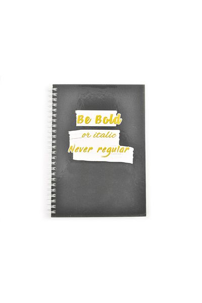 Arhi Design A5 hardcover notebook, 96 spiral pages - I need space, Vellum, 3 PCS/SET