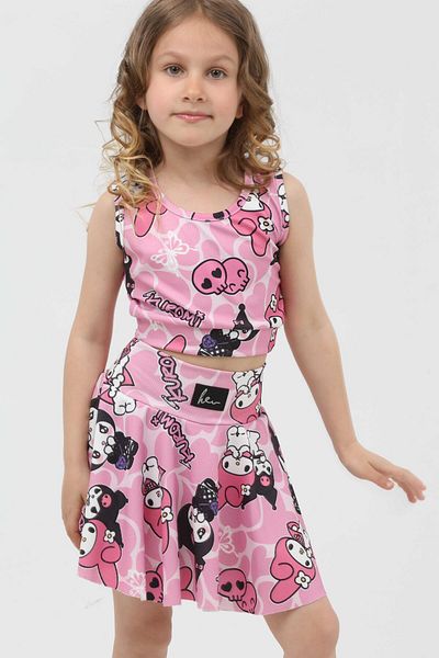 HCL Croml Short Skirt Croplu Tennis Suit