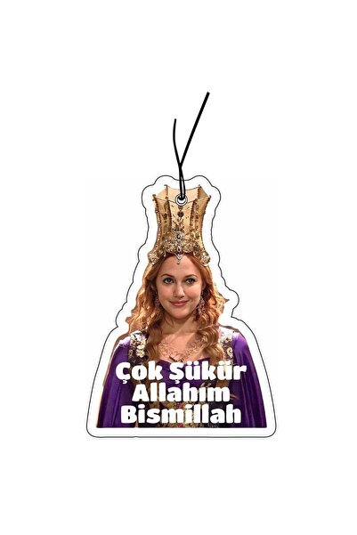 siriuslife 4'lü Hürrem Sultan Tasarımlı Dekoratif Oto Araç Kokusu Ve Aksesuar...
