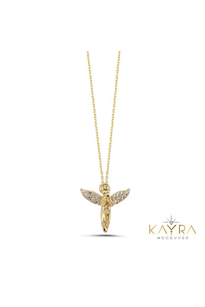 Kayra Mücevher Melek Altın Kolye AKM188