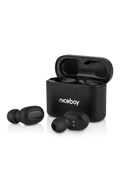 Niceboy Hive Podsie 3 In-ear Headphones, True Wireless, Bluetooth 5.1, Noise Reduction, Black
