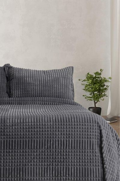 Çeyiz Merkezi Merinos Modern Line 3 Piece Blanket Set