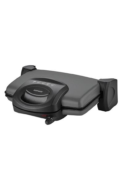 GOLDMASTER Lezzito Anthracite 1750 Watt Granite Removable Plate 5 Level Heat Adjustable Toast and Grill