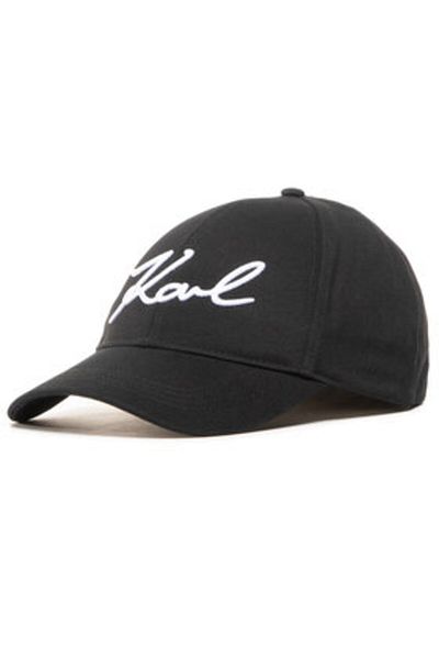 Karl Lagerfeld Karl Lagerfeld Unisex Baseball Cap 205W3405 Black