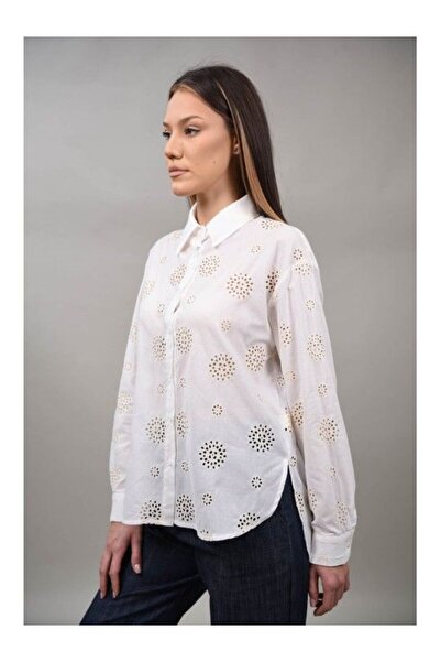 Y TWO WOMEN CAMASA CU MANDALE FOGLIZZO Bej TALIE UNICA