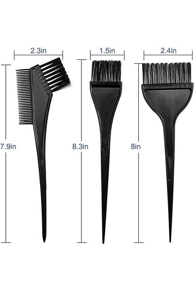 LA PERLA TECH Hair Dye Color Brush and Bowl Set, 4Pcs Color Bowl Brushes Tool Mixing Bowl Kit