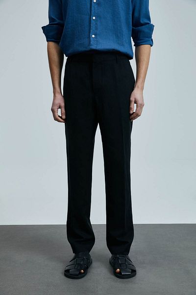 Lufian Bert Black Men's Trousers 111190352