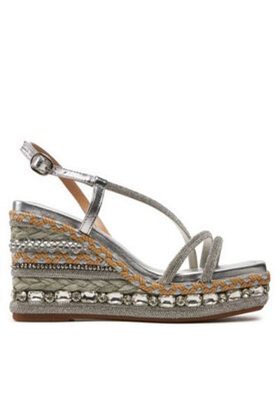 Alma en Pena women's espadrilles V240998 silver