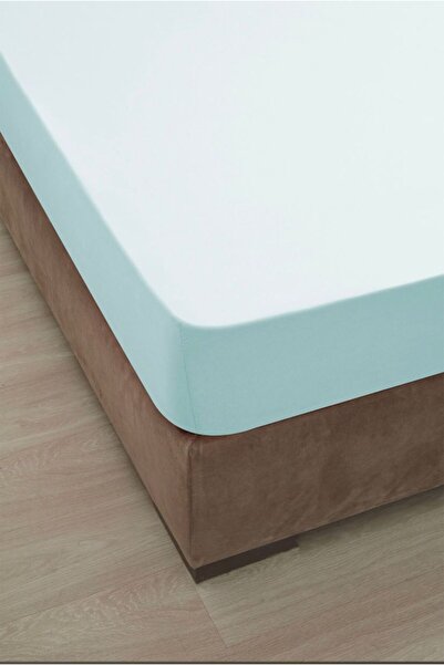 lemonwibe Single Padded Sheet Set 100X200 Ranforce Water Green