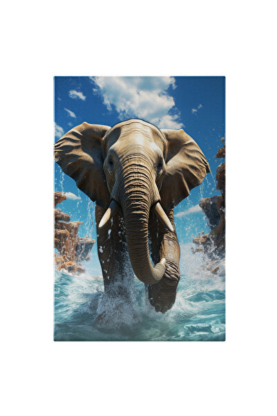 StoryGift Romania Tablou Canvas: Căderi De Apă Intensificate De Drumul Elefan...