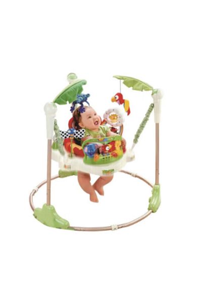 baby city Happy Jungle Jumperoo Baby Bouncer - Batteries Included, Model 63568-33