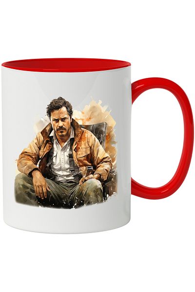 StoryGift Romania Mug With Pedro Pascal, Joel Miller, The Last Of Us, Character, Multicolor 330 ml, , With ,STG
