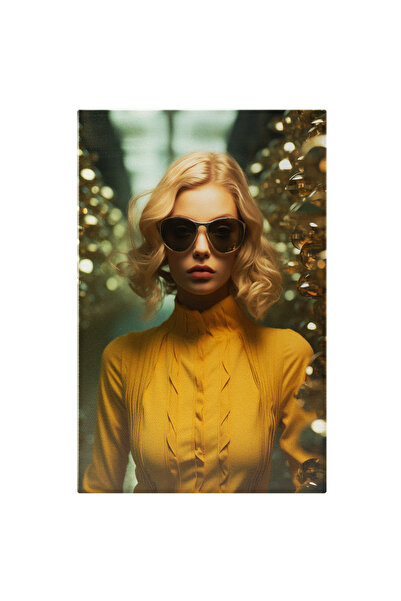 StoryGift Romania Tablou Canvas: Fotografie Cu O Fata Draguta Imbracata Elega...