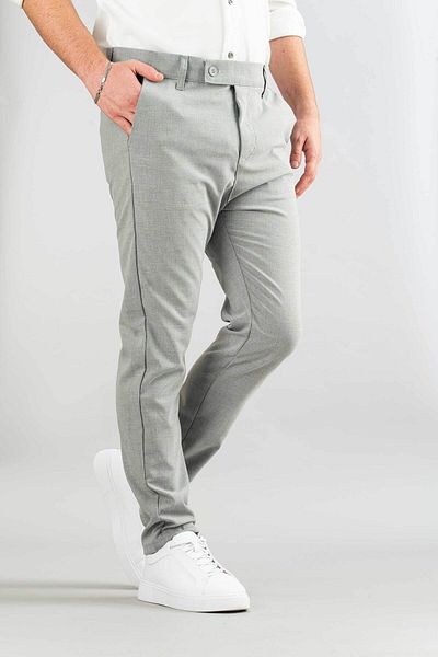 bombe Men's Gray Slim Fit Slim Fit Jogger Trousers Black
