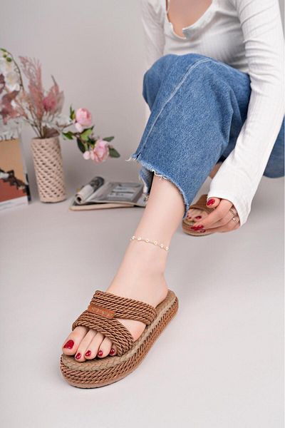 MODA MHS Women's Orthopedic Soft Sole Daily Wearable Rope Women's Slippers