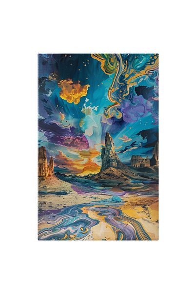 StoryGift Romania Tablou Canvas: Locul De Naștere Al Stelelor Redarea Artistică A Fenomenelor Cosmice Pictura Dig