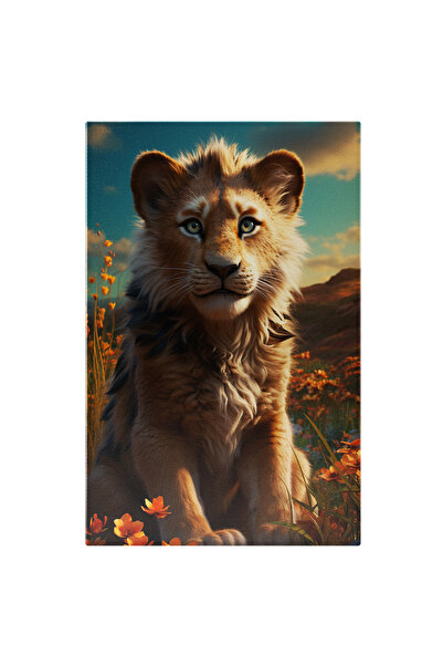 StoryGift Romania Tablou Canvas: Peisajul Savanei Tinere În Ochii Puiului De ...