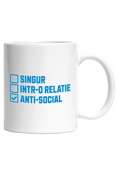 StoryGift Romania Cana cu Lista De Cerinte Text Singur Intr-o Relatie Anti-so...