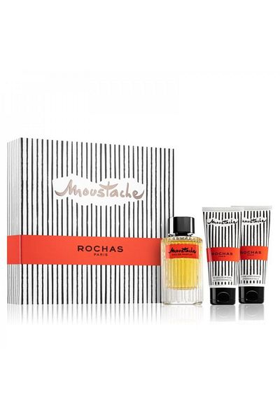 ROCHAS Rochas Moussache Eau de Parfum Set (125ml Perfume + 75ml Body Lotion + 75ml Aftershave)