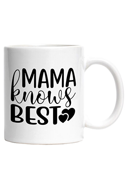 StoryGift Romania Cana cu inimioare si textul "Mama knows best" - mama stie c...
