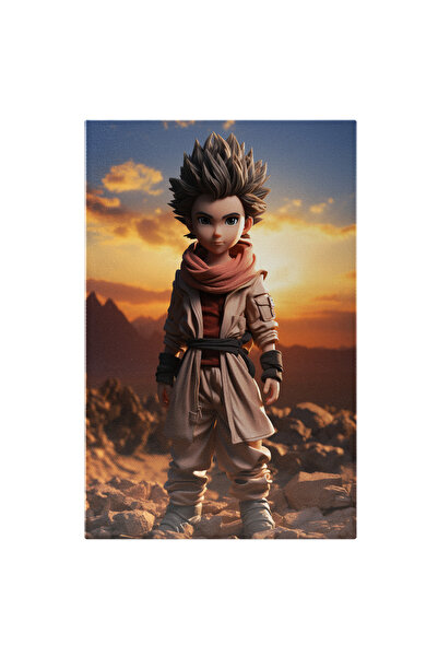 StoryGift Romania Tablou Canvas: Portret Chobi, Stil Desen Animat, Animatie, Arta, Lucrari De Arta, Copil, Figuri