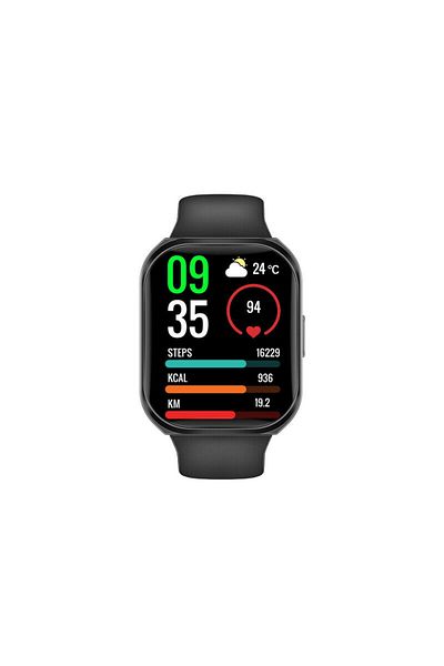 Promate Smartwatch XWatch-TF2 - 2.01 inch Display - Dual Bluetooth Support - Black
