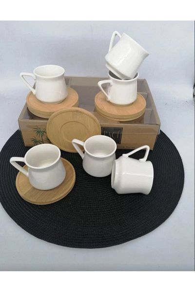 Şener Snr 101247 Coffee Cup Porcelain 6 Pieces 1X6