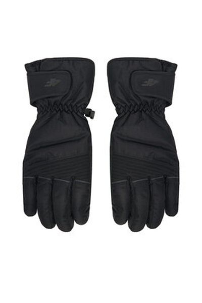 4F men's ski gloves 4FWAW24AFGLM150 black