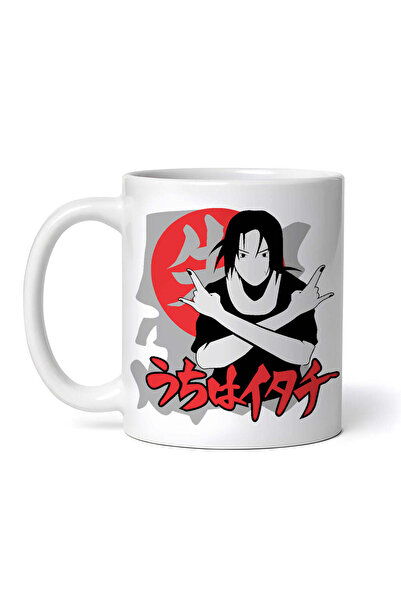 OEM Cană albă personalizată, Itachi Uchiha Naruto Anime, INOVATIX®. 330 ml