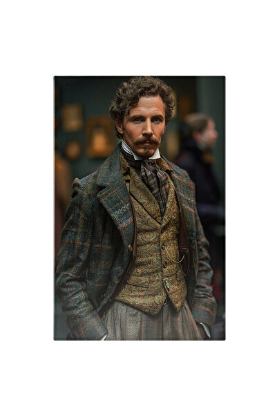 StoryGift Romania Tablou Canvas: Personaj De Film Și Stil Vestimentar Vechi- ...