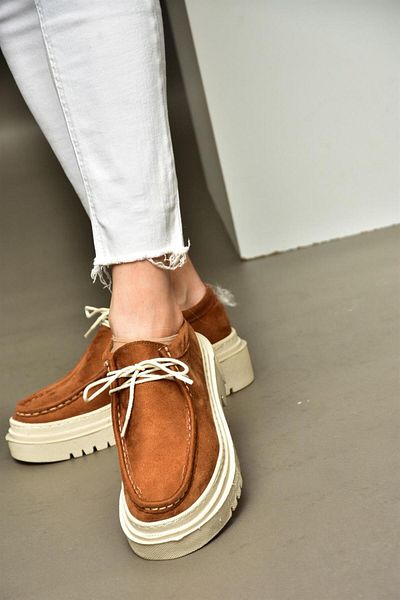 Fox Shoes R294783002 Dámské boty Tan Suede