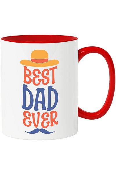 StoryGift Romania Mug for Dad with the Message in English Best Dad Ever, The Best Dad in the World,, With ,STG