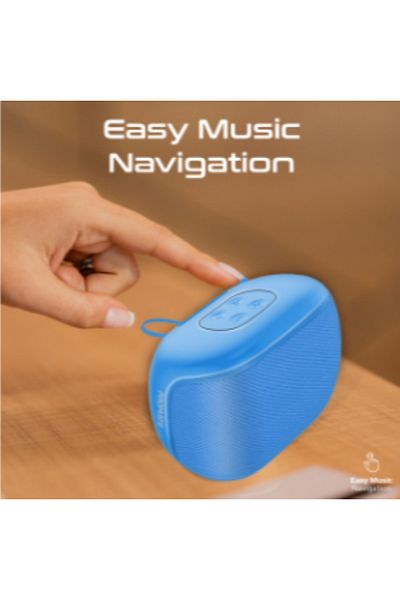 Promate Premium 5W Bluetooth Speaker, IPX4 Water and Dust Resistant, 24-Hour Long Playtime