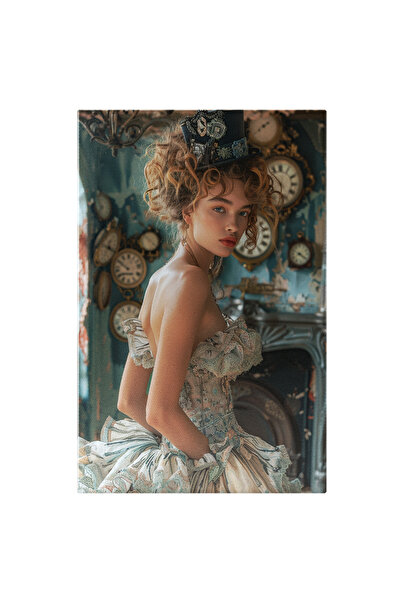 StoryGift Romania Tablou Canvas Capricii Sofisticate Eleganță În Volane Crețe...