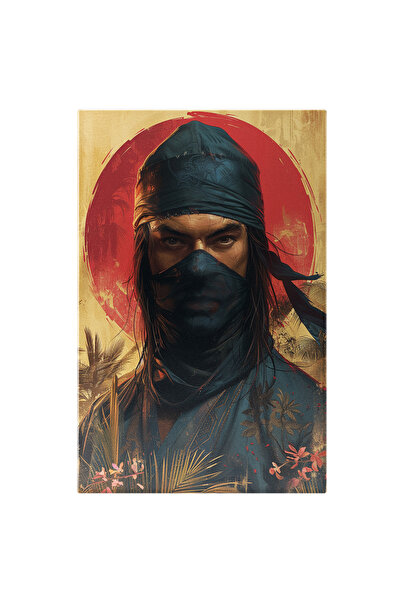 StoryGift Romania Tablou Canvas Ninja Modern Prezență Masculină Și Chip Acope...